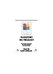 Passeport du migrant Saint-Ghislain - CIMB