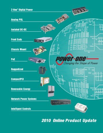 Power-One 2010 Product Update Catalog - Armspower.com