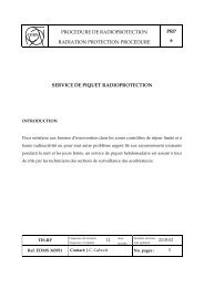 PRP 6 - Service de piquet radioprotection - TS - CERN