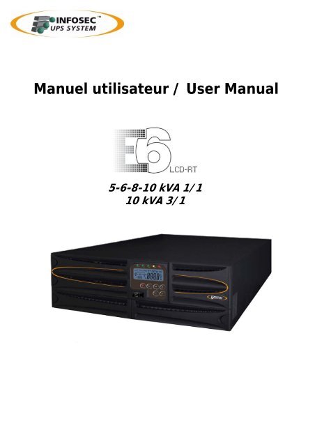 Manuel utilisateur / User Manual - Infosec