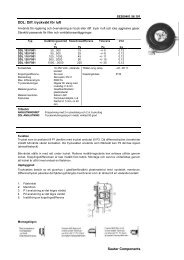 Sauter Components DDL: Diff. tryckvakt för luft