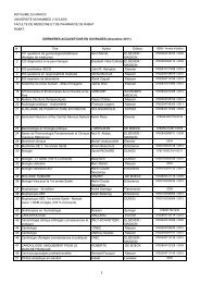 DerniÃ¨res acquisitions en ouvrages. - medramo