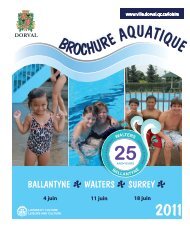 BROCHURE aqUatiqUE aqU - Ville de Dorval