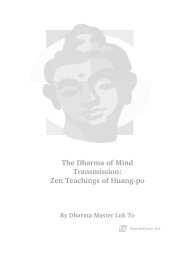 The Dharma of Mind Transmission: Zen Teachings of Huang-po