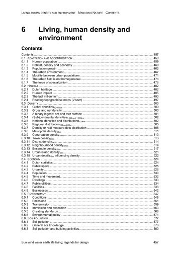 6 Living, human density and environment - Home - TU Delft