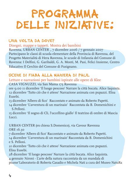 Una volta da dove? - Comune di Ravenna