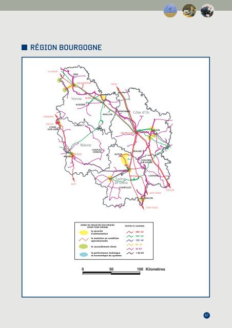 Description des contraintes par rÃ©gion administrative - RTE