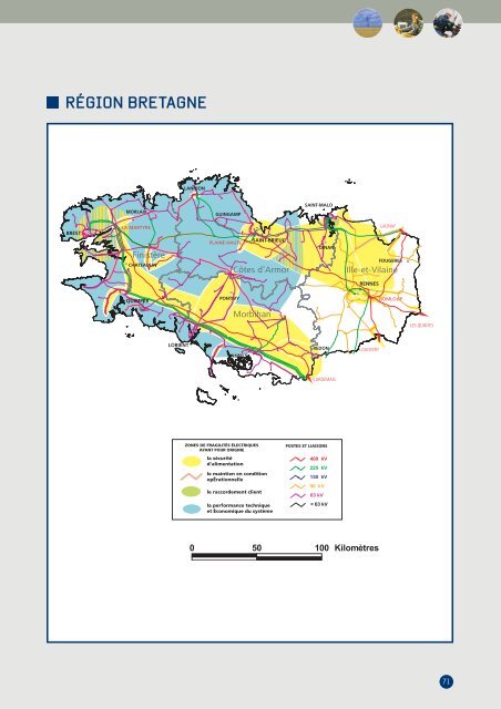 Description des contraintes par rÃ©gion administrative - RTE