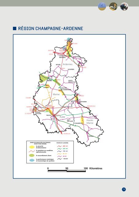 Description des contraintes par rÃ©gion administrative - RTE