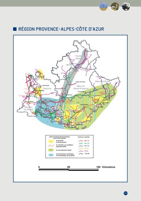 Description des contraintes par rÃ©gion administrative - RTE