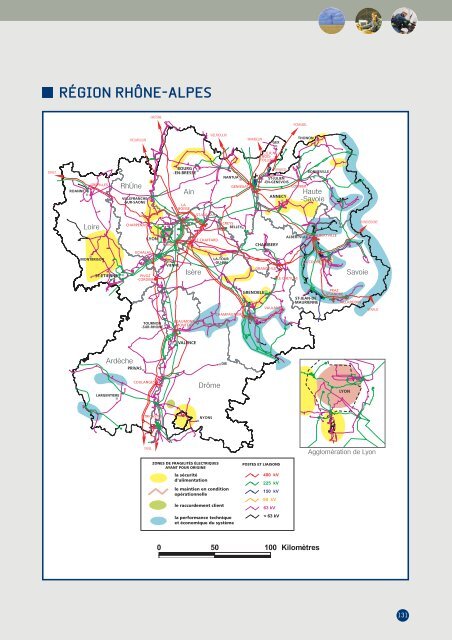 Description des contraintes par rÃ©gion administrative - RTE