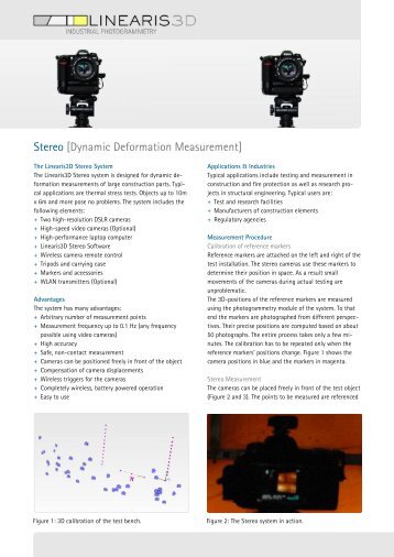 Stereo [Dynamic Deformation Measurement] - linearis 3d