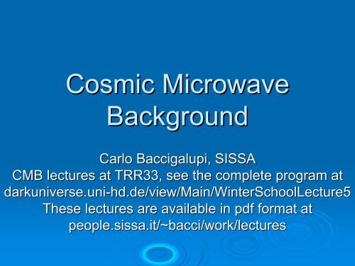 cosmic microwave background observables.pdf - The Dark Universe ...