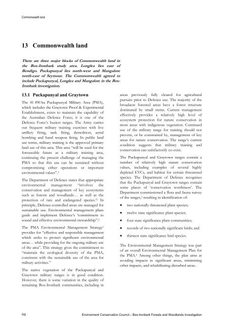Chapter 13 - Victorian Environmental Assessment Council