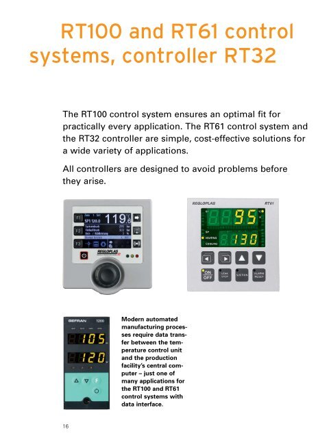 Regloplas- Temperature Control Technology