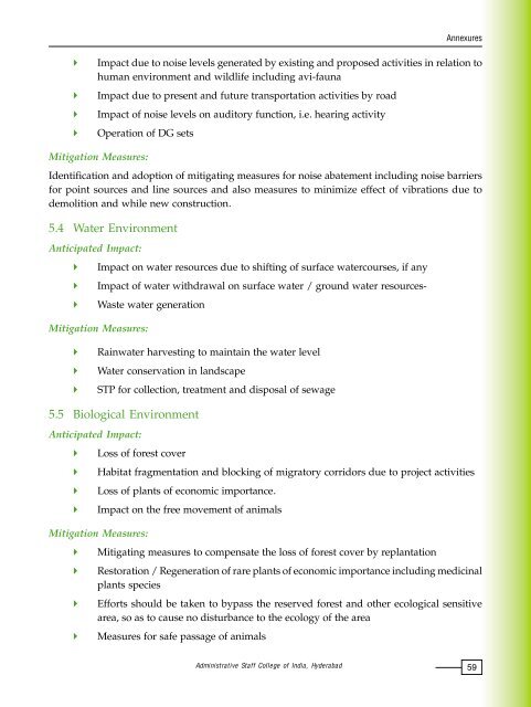 Aerial Ropeways - Environmental Clearance