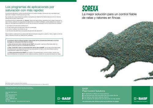 Sorexa Cebo - BASF Pest Control Solutions Spain - BASF Pest ...
