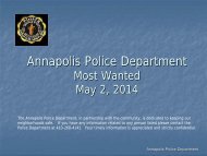 Annapolis Most Wanted