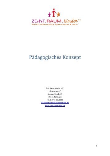 Pädagogisches Konzept - Kitas in Baden-Württemberg