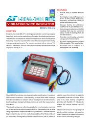 VIBRATING WIRE INDICATOR - Encardio Rite