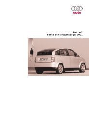 Audi A2 Fakta och cirkapriser juli 2001 - H-kan.se
