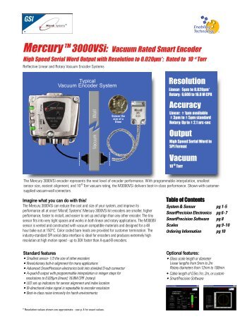 Data Sheet - MicroE Systems