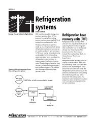 Energy Conservation on the Farm: Refrigeration Systems (A3784-4)