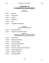 CHAPTER 153 STORMWATER MANAGEMENT - Whitehall Borough