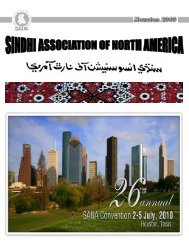 SANA Souvenir 2010 - Sindhi Association of North America