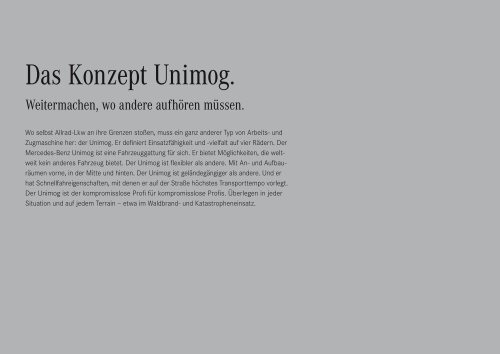 Der Unimog. - Mercedes-Benz Polska