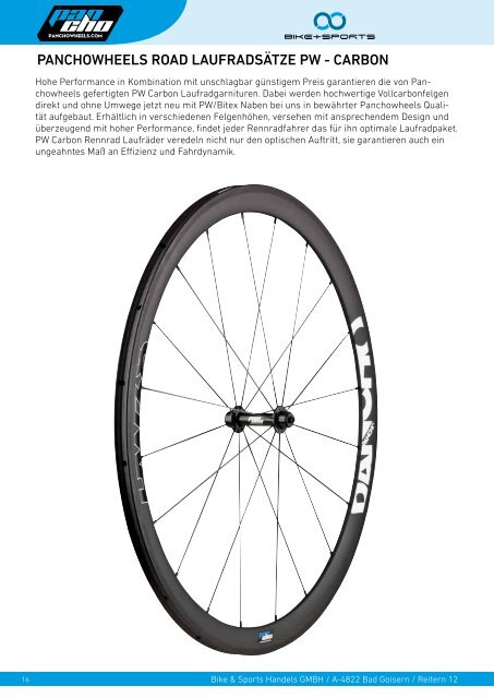 Hier geht´s zum Panchowheels Wheelbook 2014 - Bike und Sports