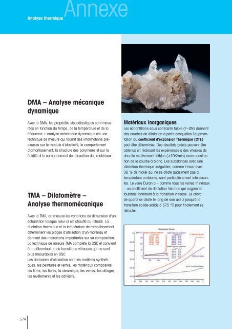 Analyse thermique - Mettler Toledo