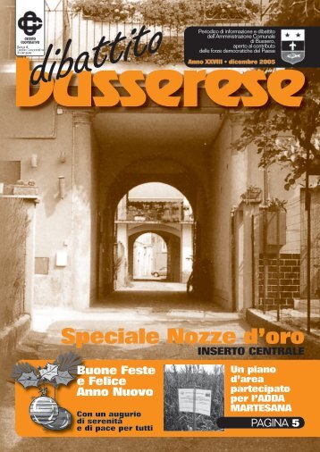 dicembre 2005 - Comune di Bussero