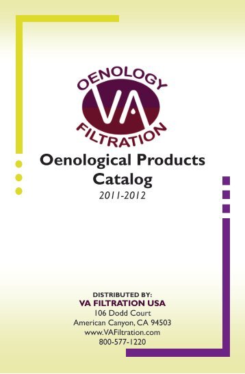 Oenological Products Catalog - Wine Industry Network