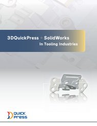 3DQuickPress SolidWorks - 3D CAD/CAM Design Software