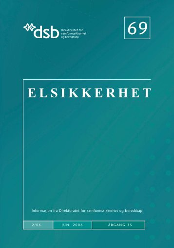 Elsikkerhet nr. 69 - Direktoratet for samfunnssikkerhet og beredskap