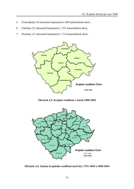 VÃ½voj ÃºzemnÄ sprÃ¡vnÃ­ho ÄlenÄnÃ­ a dominiÃ­ od pol. 17. stol. na ...