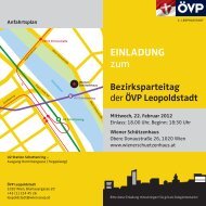 Einladung zum - ÃVP Wien