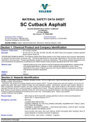 SC Cutback Asphalt - CALVAC Paving