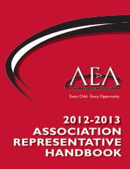 association representative handbook - Alabama Education ...