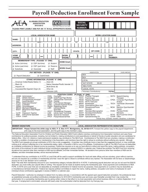 association representative handbook - Alabama Education ...