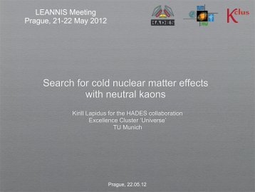 Search for cold nuclear matter effects with neutral kaons