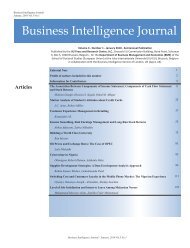 Business Intelligence Journal - Sayco