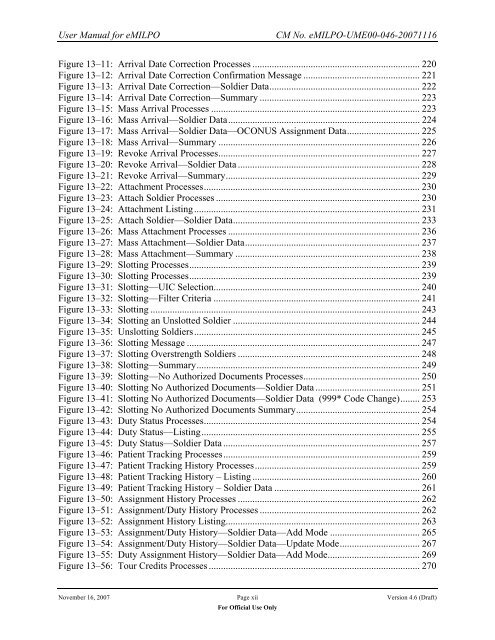 USER MANUAL FOR eMILPO - Soldier Support Institute - U.S. Army