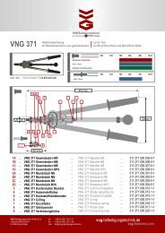 VNG 371 Hebelnietwerkzeug - VVG Befestigungstechnik GmbH & Co