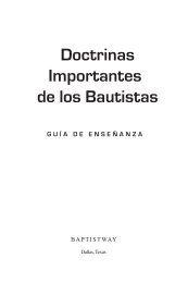 Doctrinas Importantes de los Bautistas - BaptistWay Press