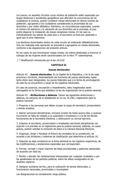 CODIGO ELECTORAL NACIONAL - Tribunal Electoral de la ...