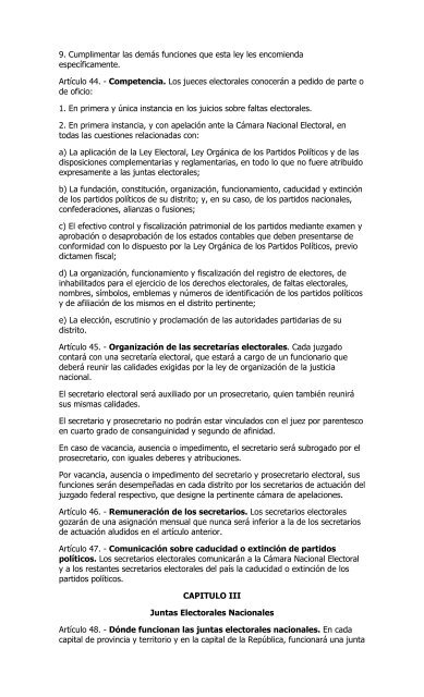 CODIGO ELECTORAL NACIONAL - Tribunal Electoral de la ...