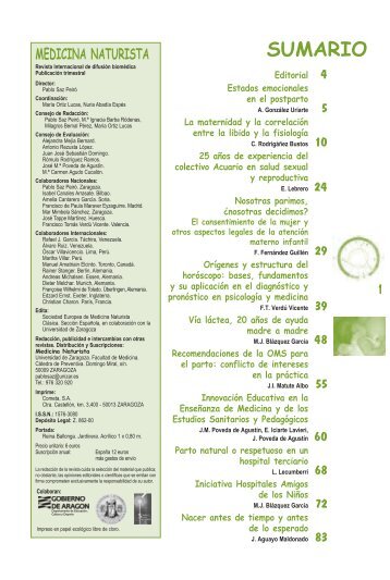 Revista Internacional de difusiÃ³n biomÃ©dica - Maternidad sin riesgos