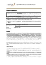 ficha completa del proyecto - Neiker